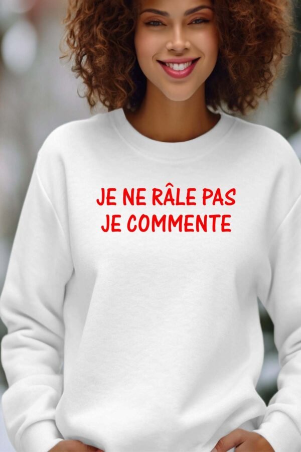 Sweat Col Rond Femme en Gros | râle commente