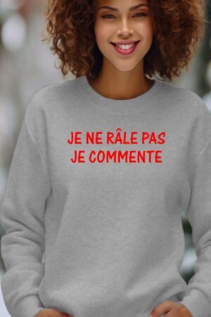 Sweat Col Rond Femme en Gros | râle commente