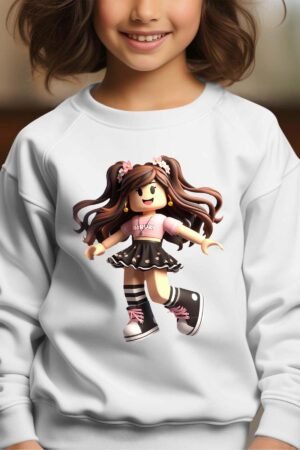 Sweat Col Rond Fille en Gros | Robox jupe