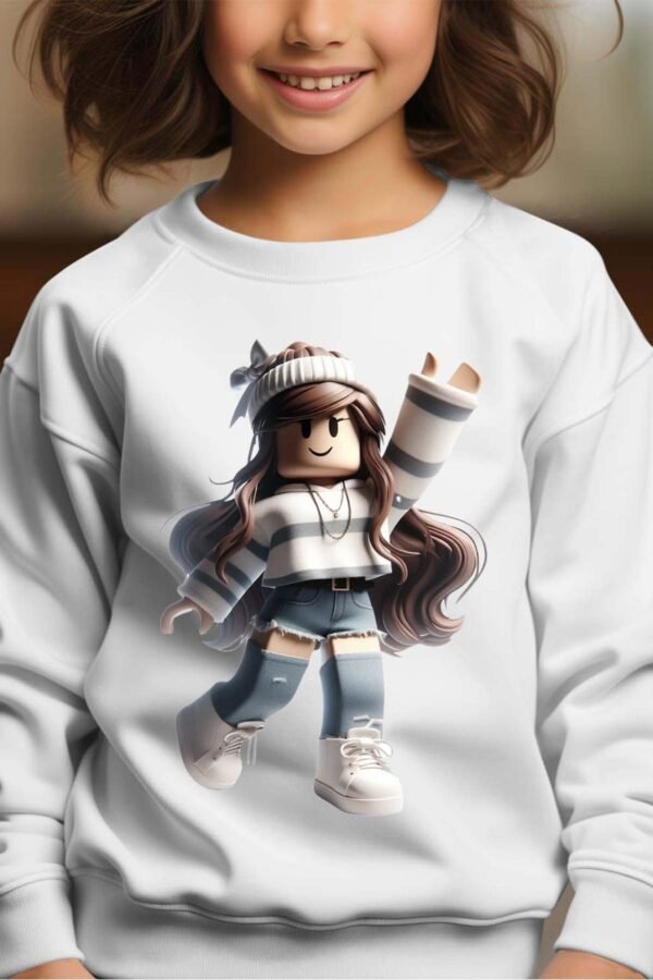 Sweat Col Rond Fille en Gros | Robox pull