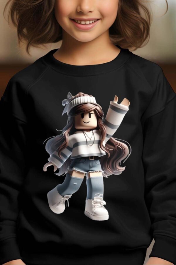 Sweat Col Rond Fille en Gros | Robox pull