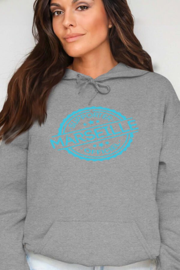 supporter marseille off  - Sweat Capuche Femme