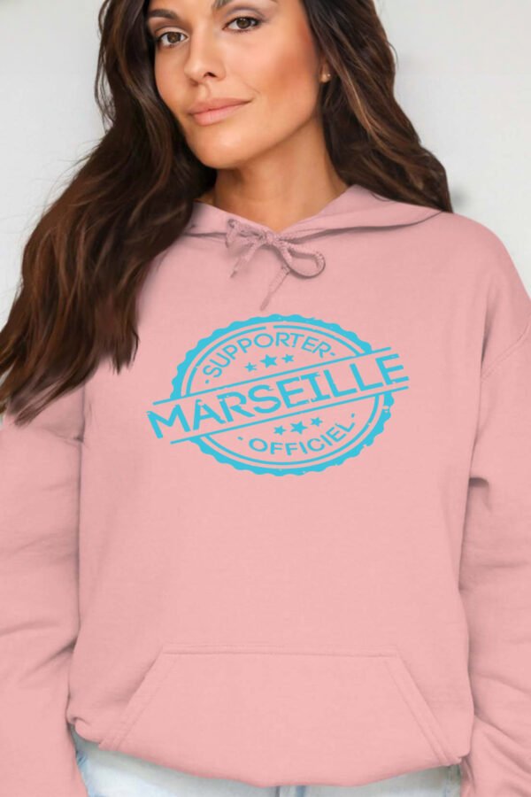 supporter marseille off  - Sweat Capuche Femme