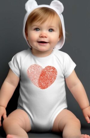 ADN cœur - Body Bébé Fille