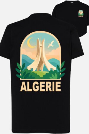T-shirt Col Rond Fille - Algérie pop voyage