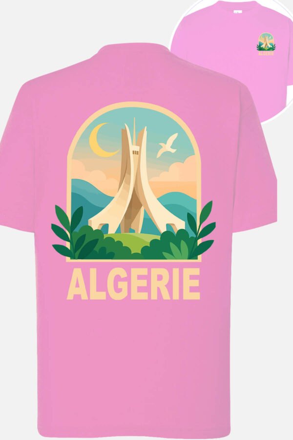 T-shirt Col Rond Fille - Algérie pop voyage