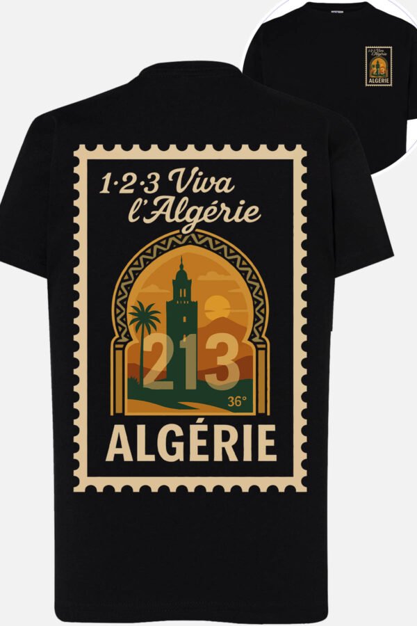 T-shirt Col Rond Fille - Algérie style 2