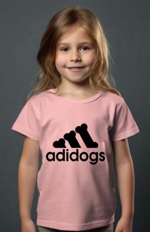 T-shirt Col Rond Fille - Adidog