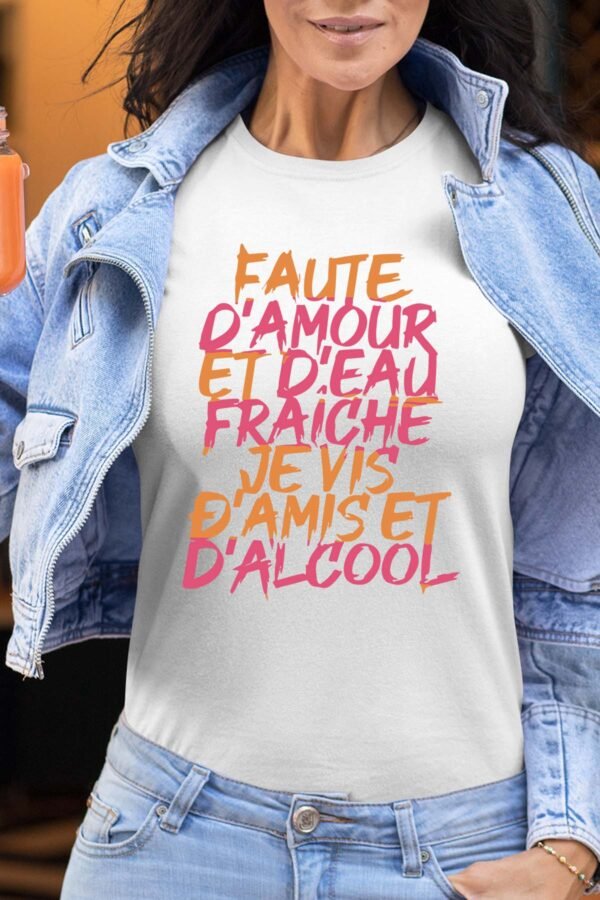 Amour & alcool - Tshirt Femme