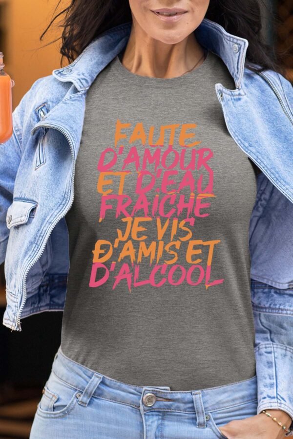 Amour & alcool - Tshirt Femme