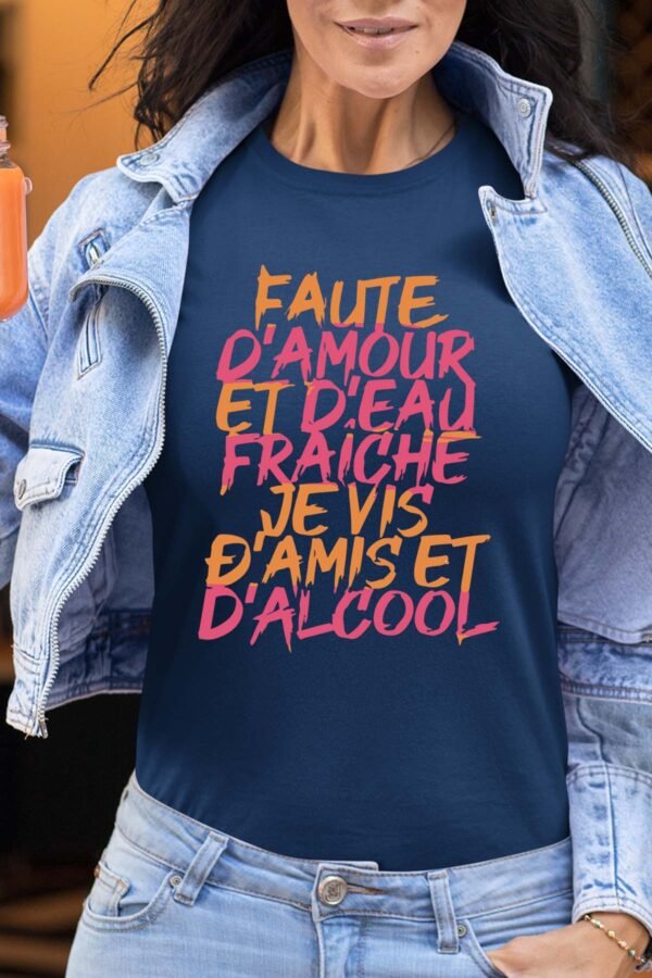 Amour & alcool - Tshirt Femme