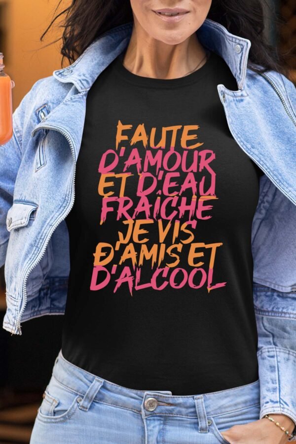 Amour & alcool - Tshirt Femme