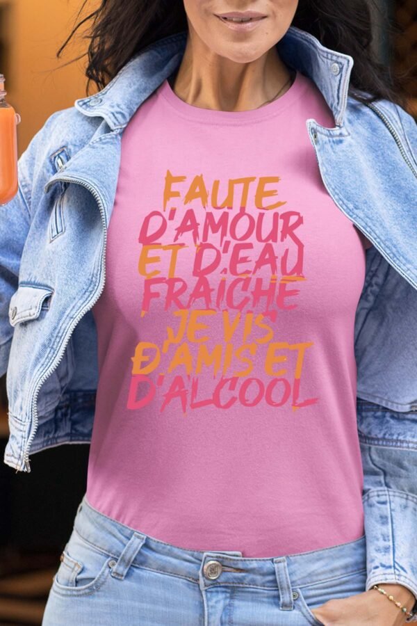Amour & alcool - Tshirt Femme
