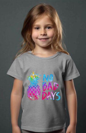 Ananas Day – Tshirt Fille – Gris