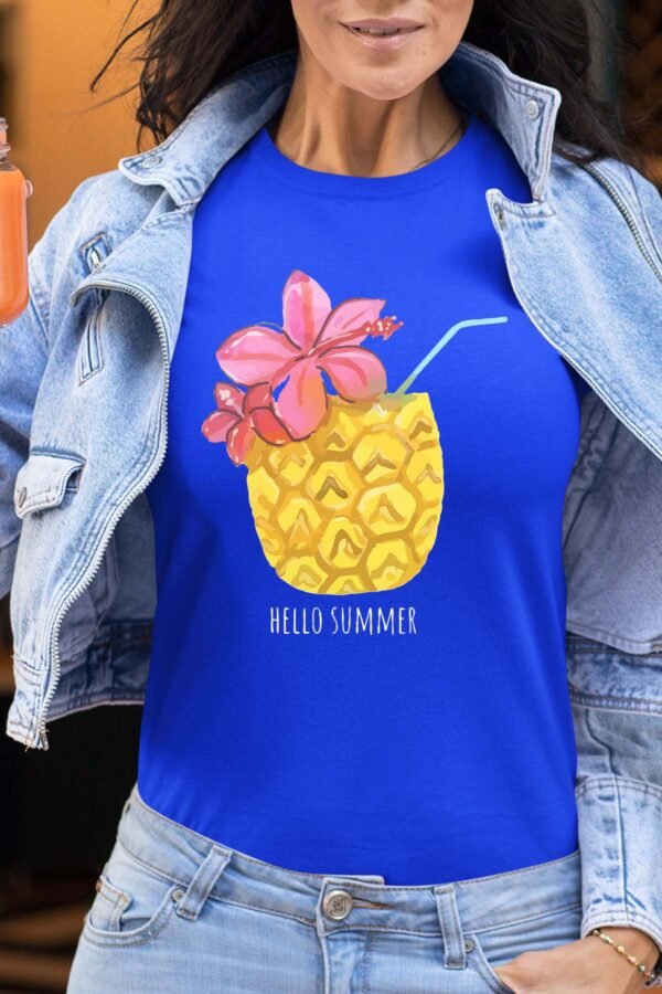 Hello summer ananas - Tshirt Femme