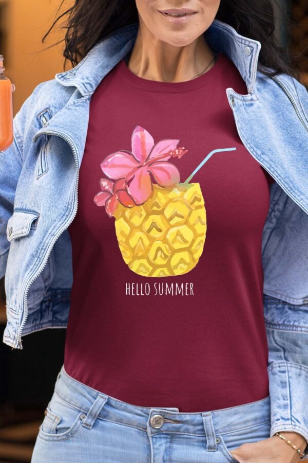 Hello summer ananas - Tshirt Femme