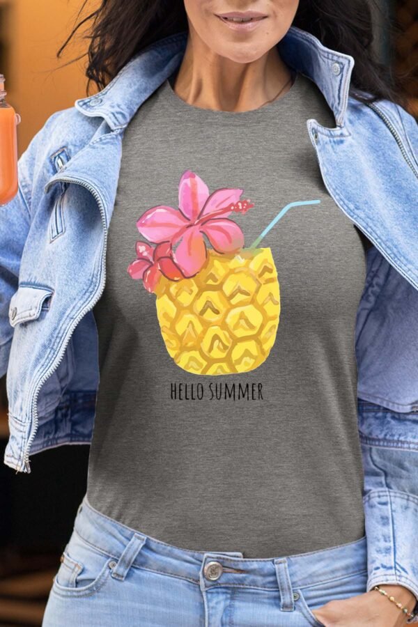 Hello summer ananas - Tshirt Femme