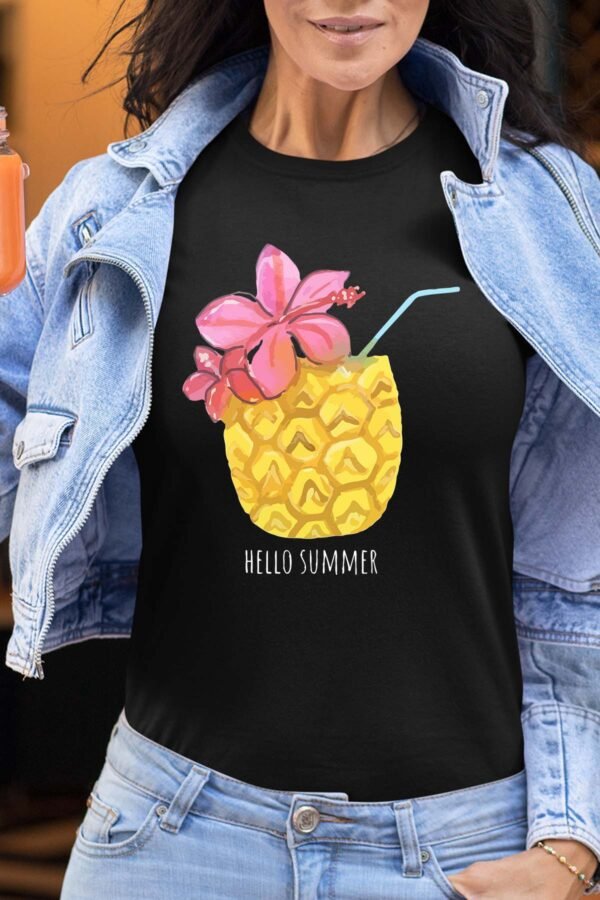 Hello summer ananas - Tshirt Femme