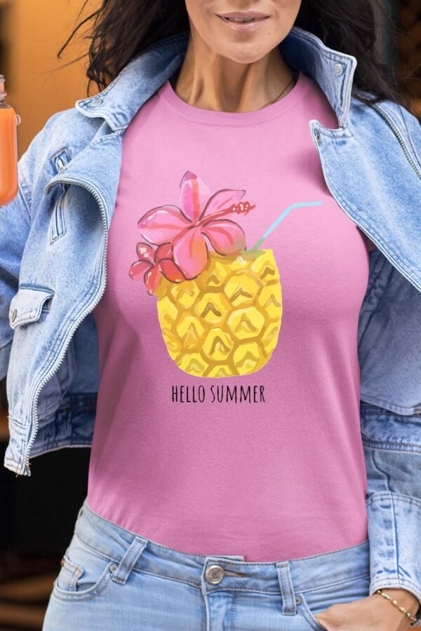 Hello summer ananas - Tshirt Femme
