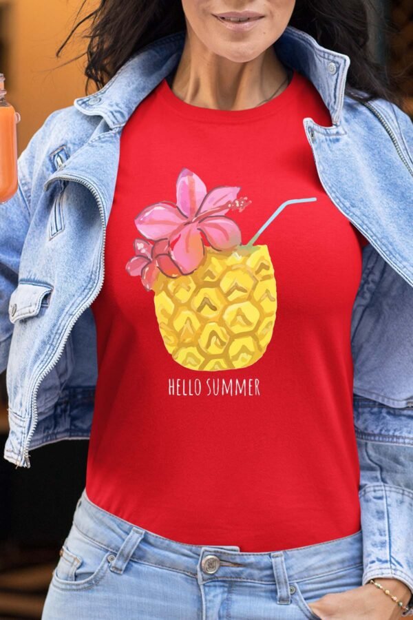 Hello summer ananas - Tshirt Femme