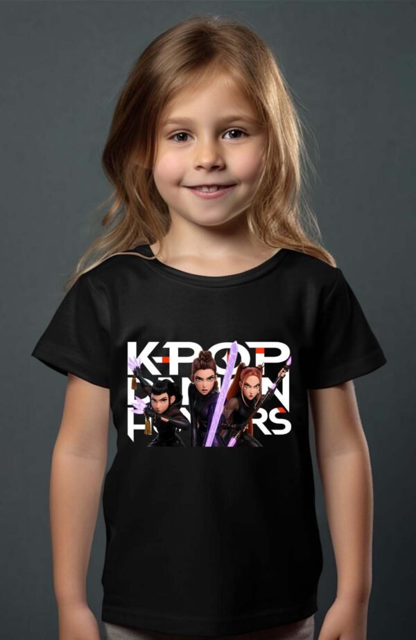 T-shirt Col Rond Fille - Attack k-pop