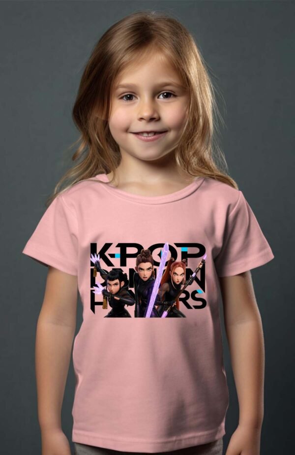 T-shirt Col Rond Fille - Attack k-pop