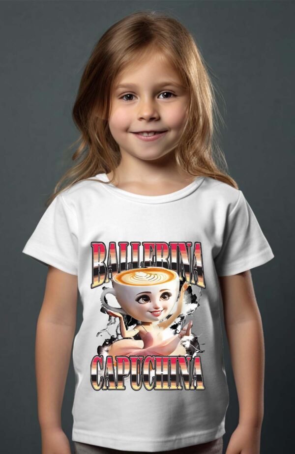 T-shirt Col Rond Fille - Ballerina capuchina