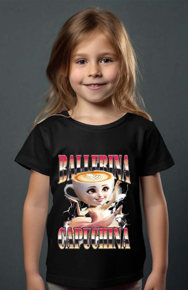 T-shirt Col Rond Fille - Ballerina capuchina