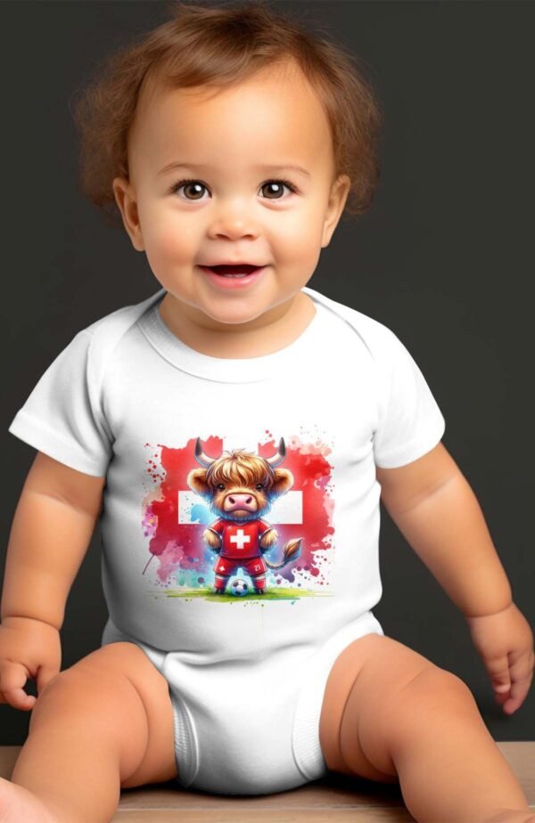 Suisse cow - Body bébé garçon