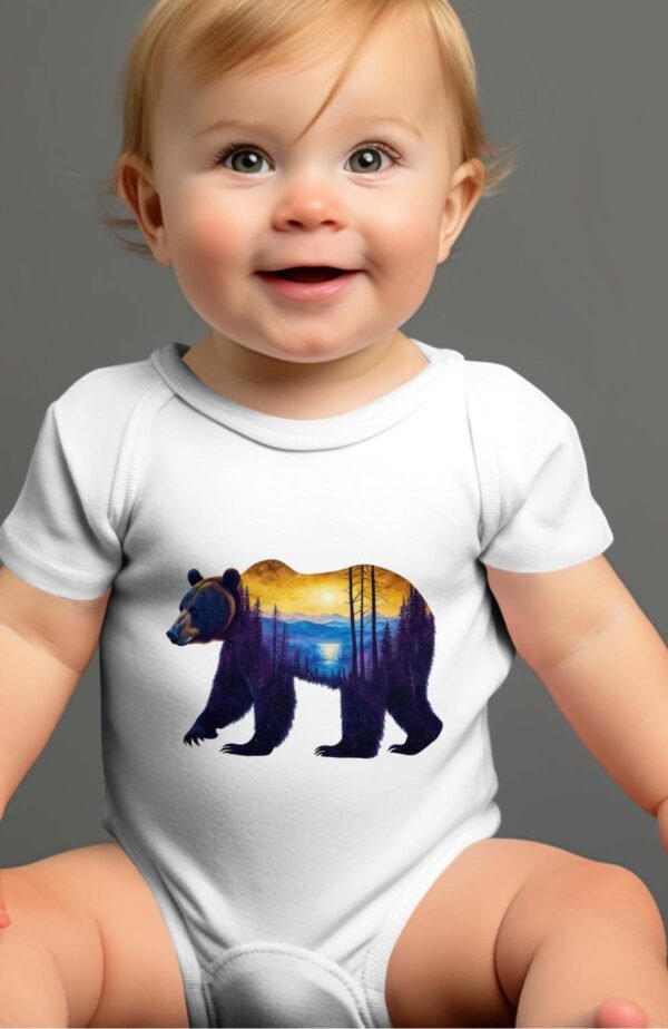 Paysage ours - Body bébé garçon