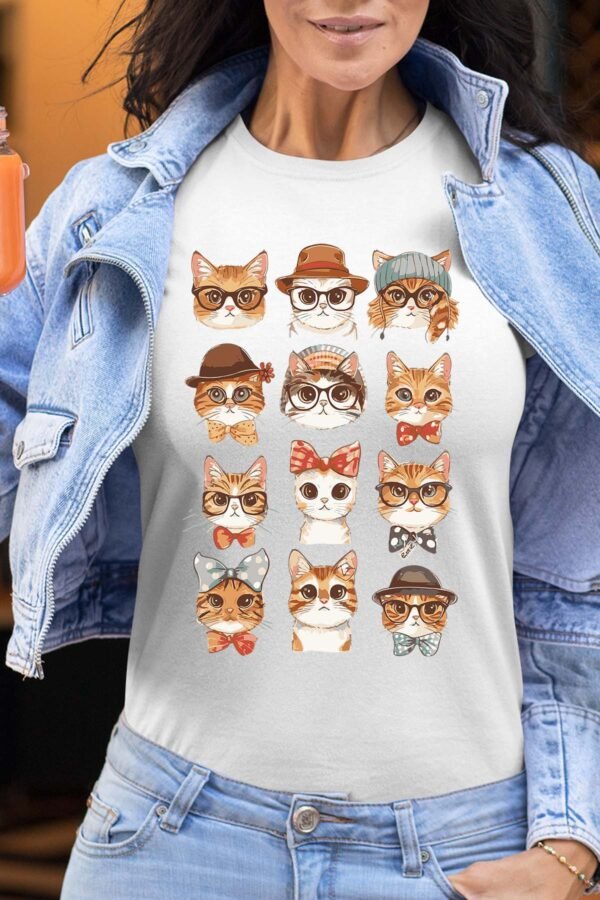 Cat family - Tshirt Femme