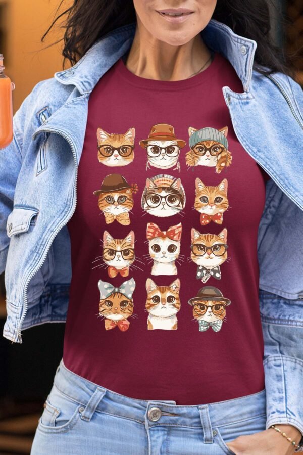 Cat family - Tshirt Femme
