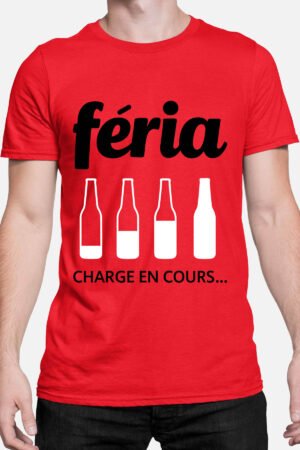 Charge feria – Tshirt Homme – Rouge