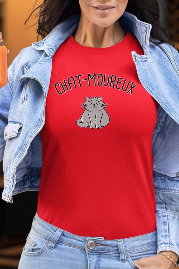 Chat moureux - Tshirt Femme