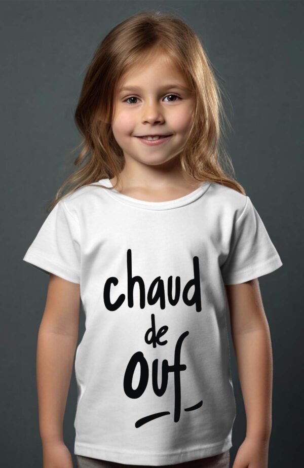 T-shirt Col Rond Fille - Chaud de ouf