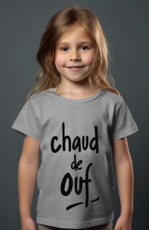 T-shirt Col Rond Fille - Chaud de ouf
