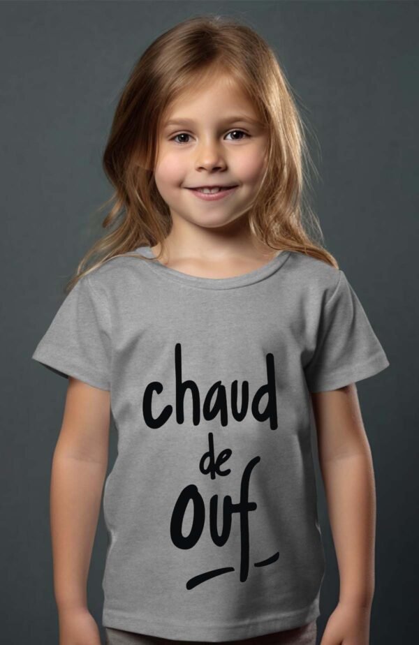 T-shirt Col Rond Fille - Chaud de ouf