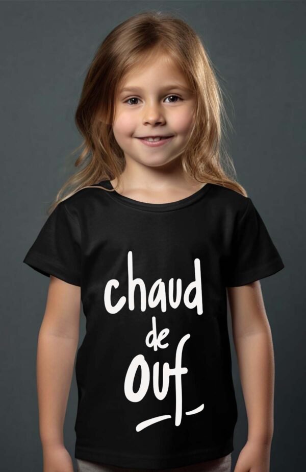 T-shirt Col Rond Fille - Chaud de ouf