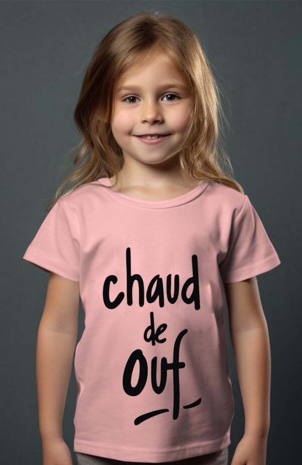 T-shirt Col Rond Fille - Chaud de ouf