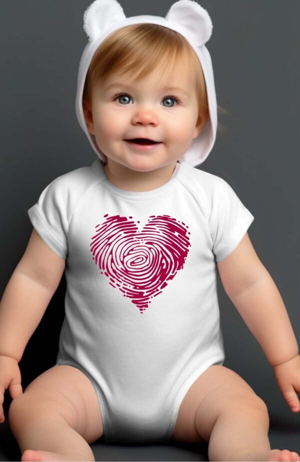 Coeur ADN rose - Body Bébé Fille