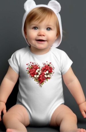 Love flower - Body Bébé Fille