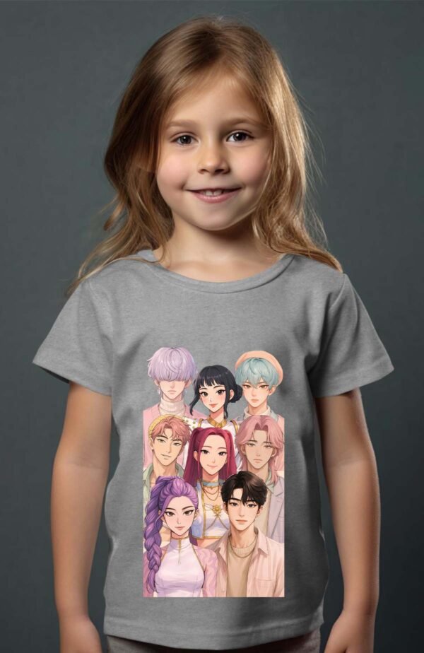 T-shirt Col Rond Fille - Demon hunter team