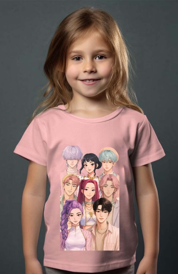 T-shirt Col Rond Fille - Demon hunter team