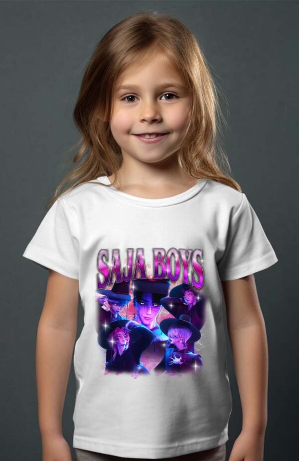 T-shirt Col Rond Fille - Demon saja