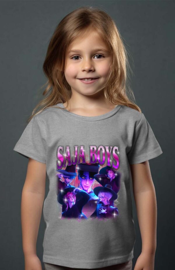 T-shirt Col Rond Fille - Demon saja