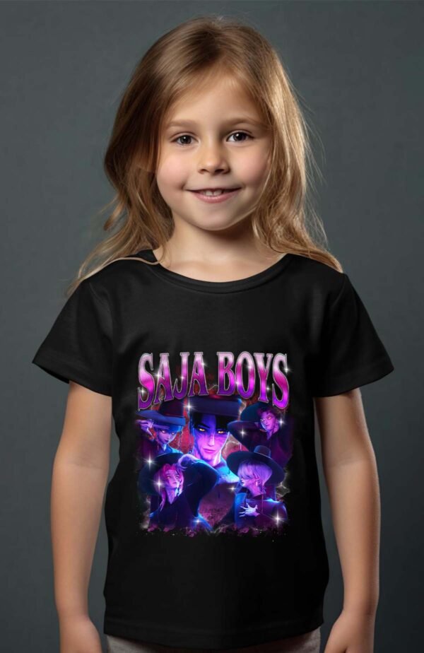 T-shirt Col Rond Fille - Demon saja