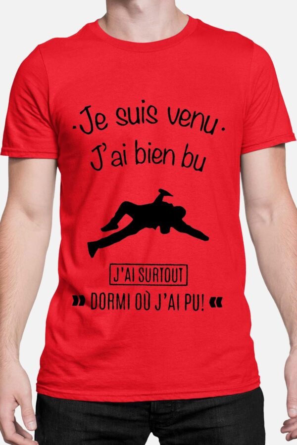 J'ai surtout dormi où j'ai pu - Tshirt Homme