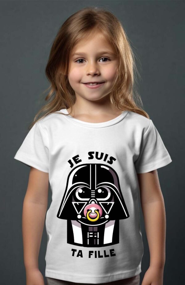 T-shirt Col Rond Fille - Fille vador