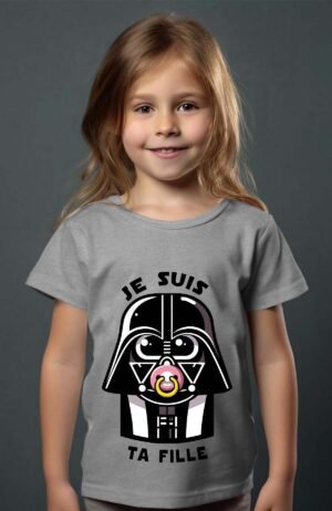T-shirt Col Rond Fille - Fille vador