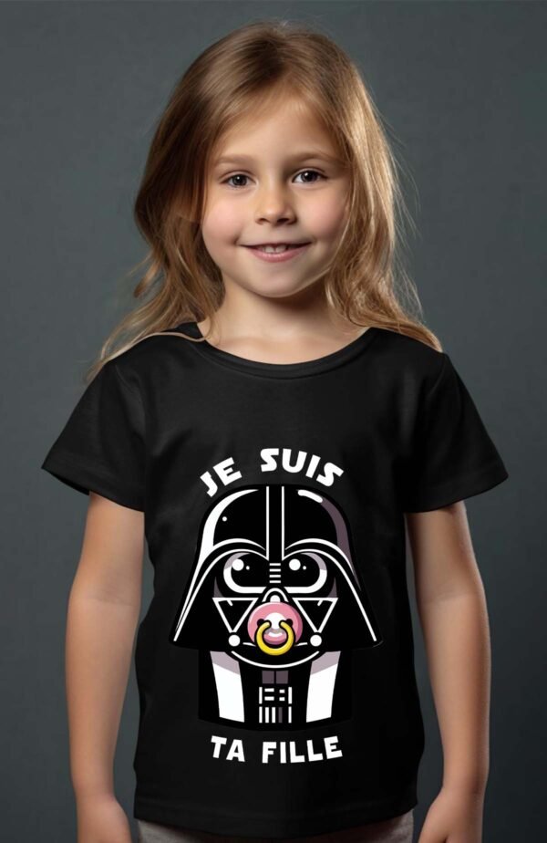 T-shirt Col Rond Fille - Fille vador